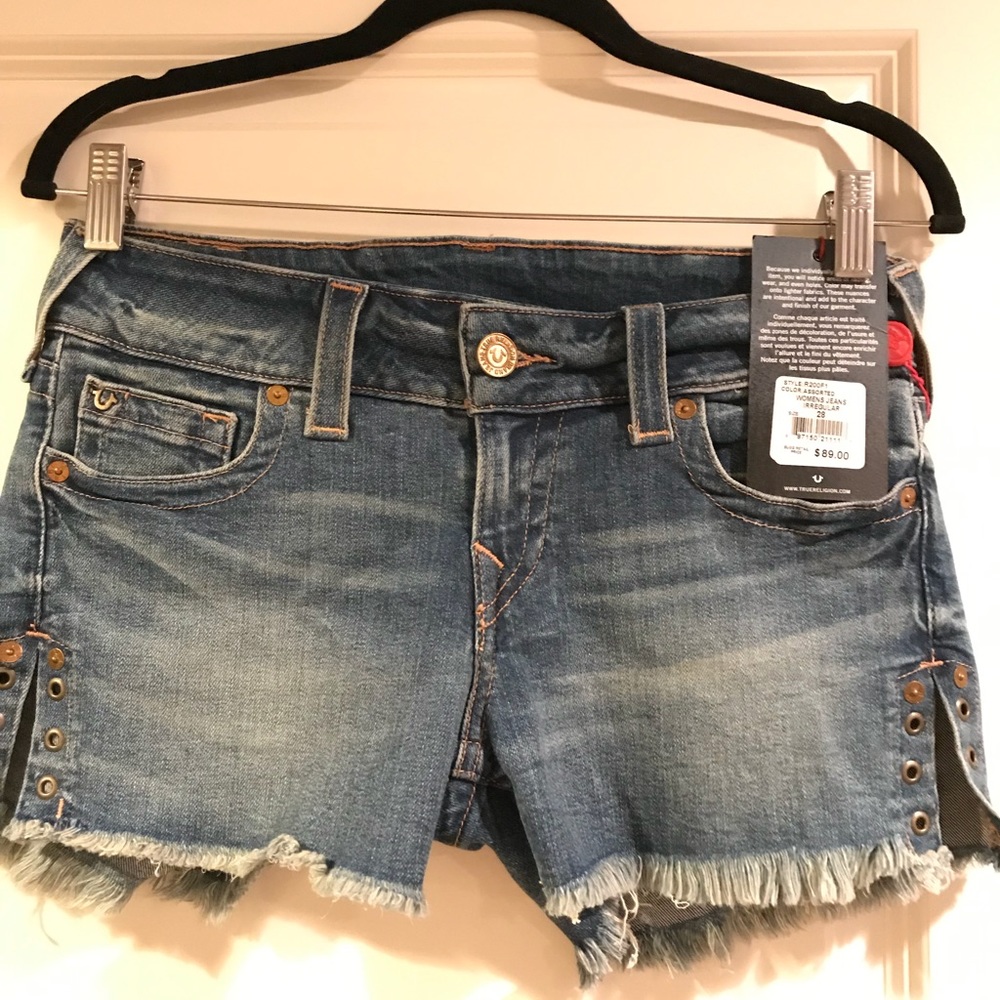 True Religion jean shorts